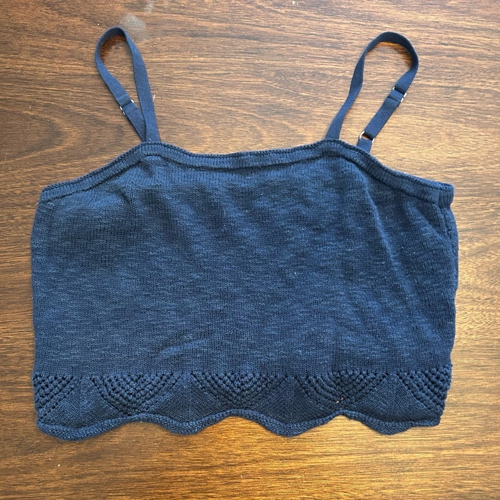 Frye Dark Blue Knit Camisole - Picture 1 of 2